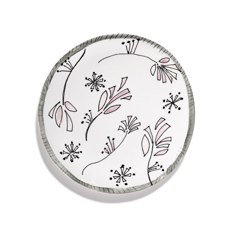 Marni Midnight Flowers Dinner Plates Set Of 2 - Fiore Rosa image number 1